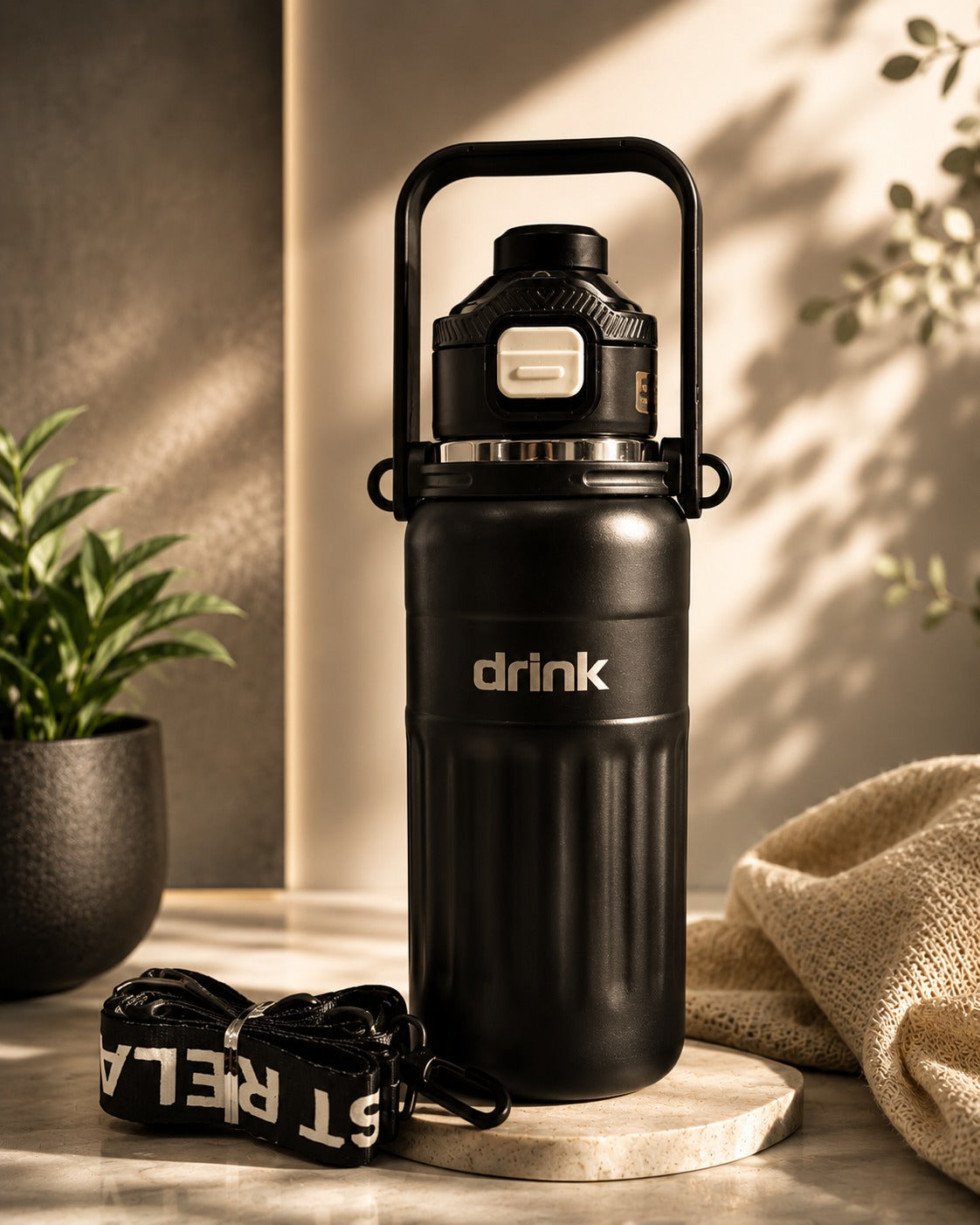 HydroForce™ Pro Insulated Sports Water Bottle – Leakproof BPA-Free Thermal Flask (1000ml)