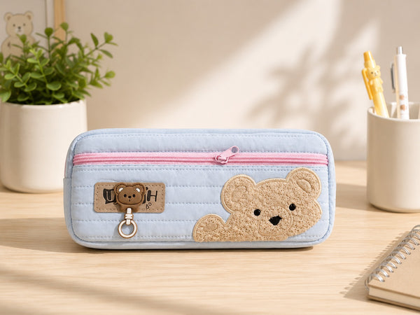 Cute Teddy Bear Pencil Case