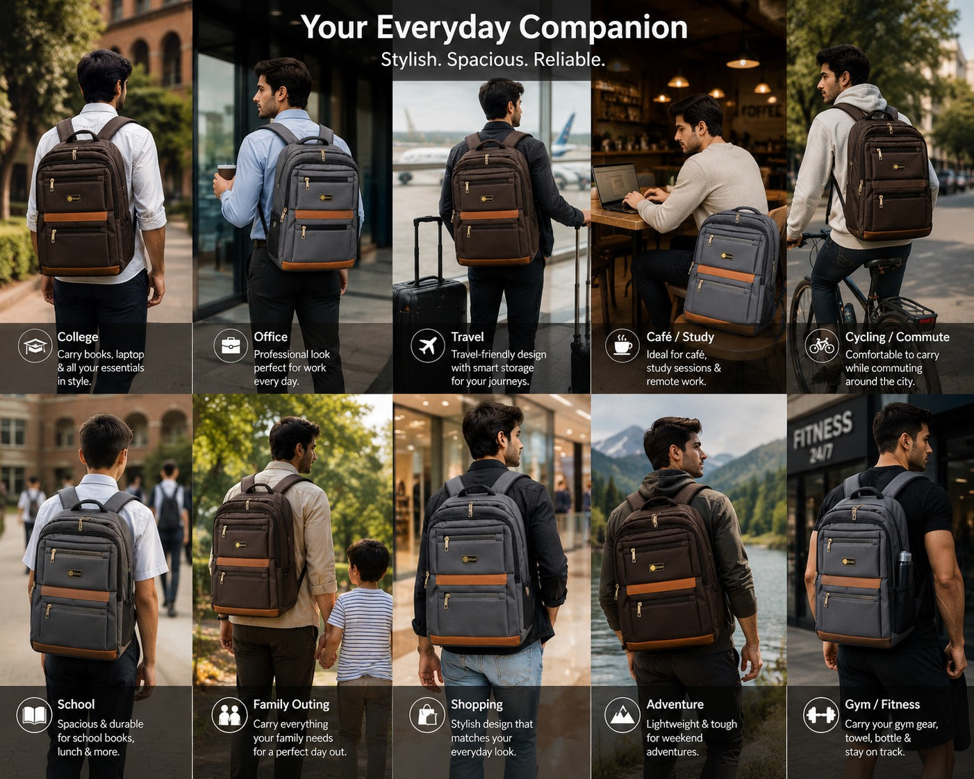 ZEESH UrbanVault Backpack