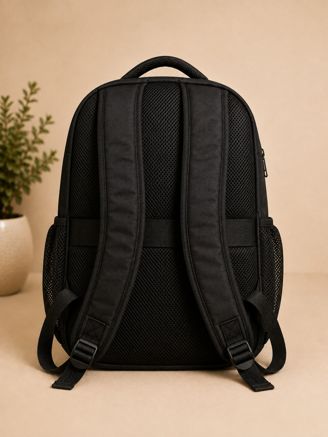 UrbanPro Multi-Pocket Black Laptop & School Backpack