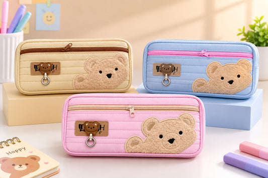 Cute Teddy Bear Pencil Case