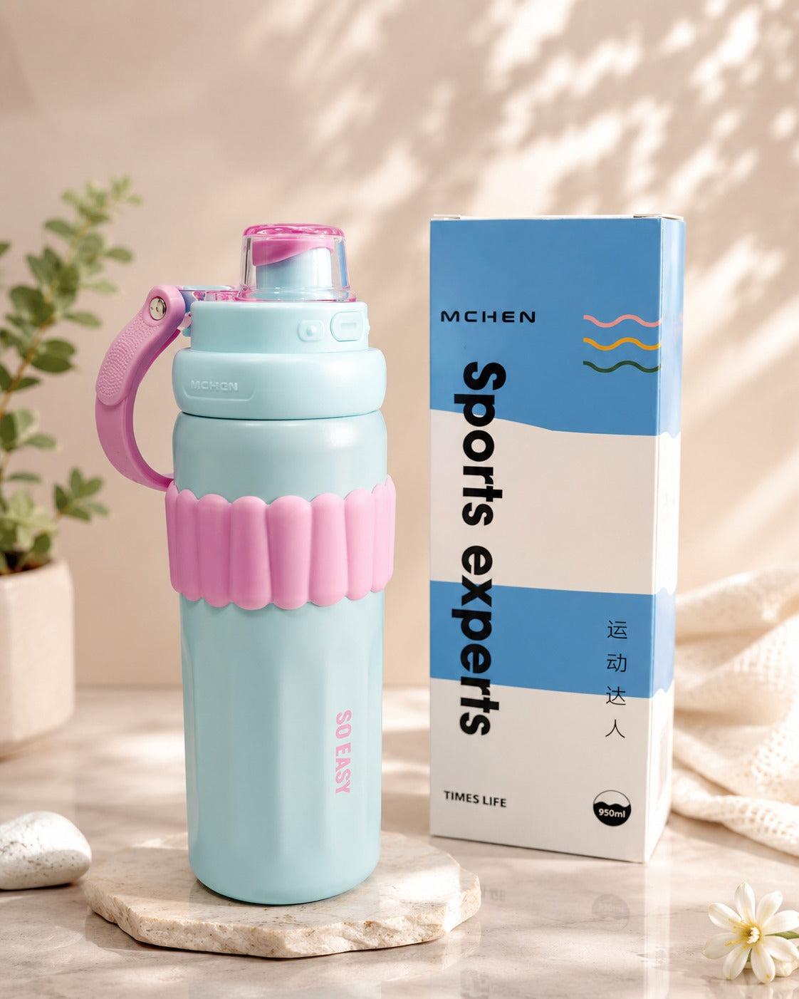 HydraBloom™ Kids Insulated Water Bottle – Leakproof BPA-Free Cute Sports Flask (1000ml)