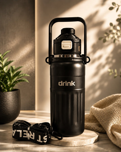HydroForce™ Pro Insulated Sports Water Bottle – Leakproof BPA-Free Thermal Flask (1000ml)