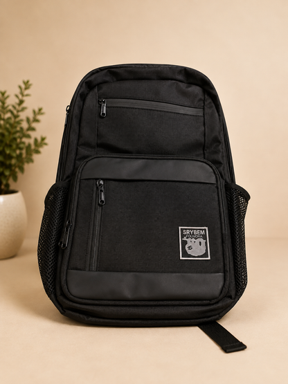 UrbanPro Multi-Pocket Black Laptop & School Backpack