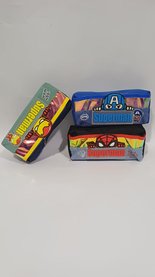 Superhero Character Pencil Case
